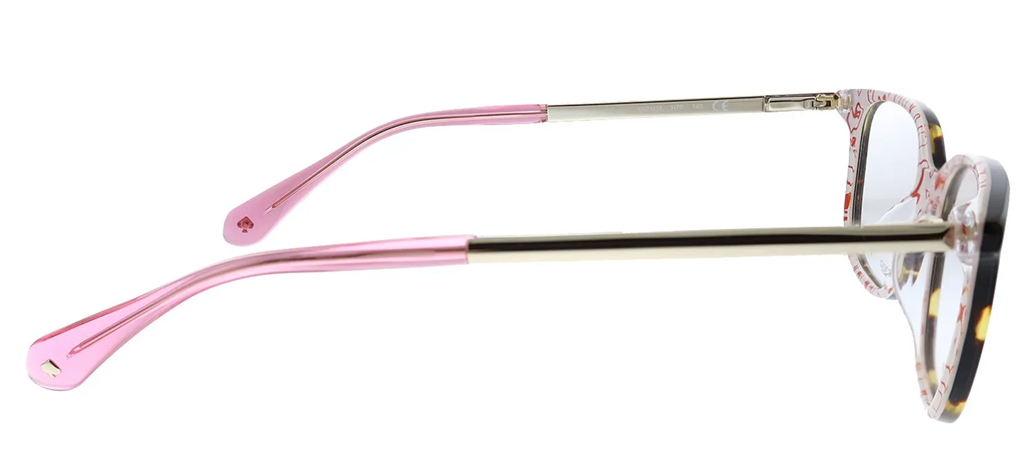 Kate Spade New York KS NATALIA H7P Rectangle Plastic Tortoise Eyeglasses with Demo Lens sold by Gaffos product image thumbnail 3