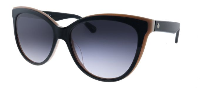 Kate Spade KS Daesha/S 807 Cat-Eye Plastic Black Sunglasses with Grey Gradient Lens sold by Gaffos