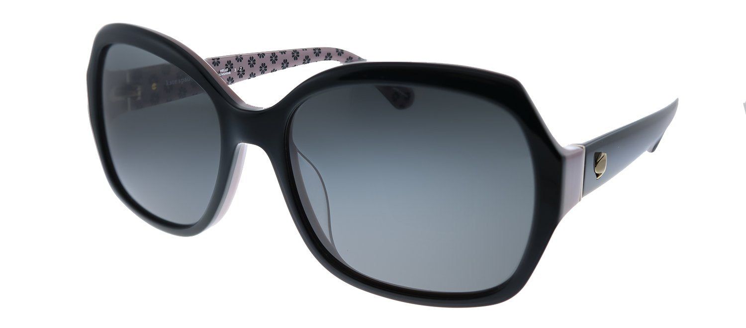 Kate Spade KS AMBERLYNN/S 3H2 M9 Square Plastic Black Sunglasses with Grey Polarized Lens sold by Gaffos product image thumbnail 2
