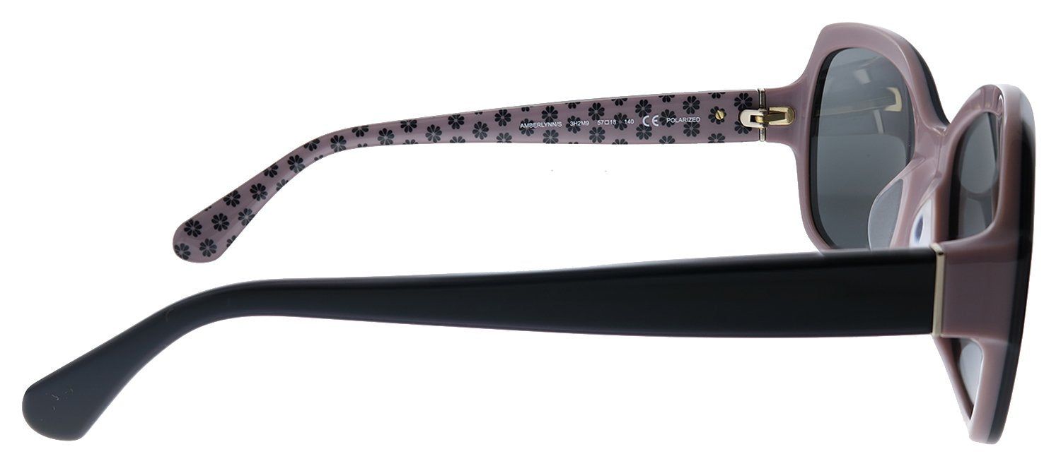 Kate Spade KS AMBERLYNN/S 3H2 M9 Square Plastic Black Sunglasses with Grey Polarized Lens sold by Gaffos product image thumbnail 3