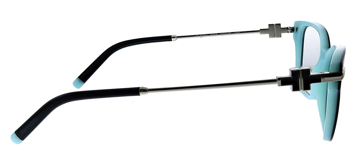 Tiffany & Co. TF 2207 8055 Rectangle Plastic Black Eyeglasses with Logo Stamped Demo Lenses sold by Gaffos product image thumbnail 3