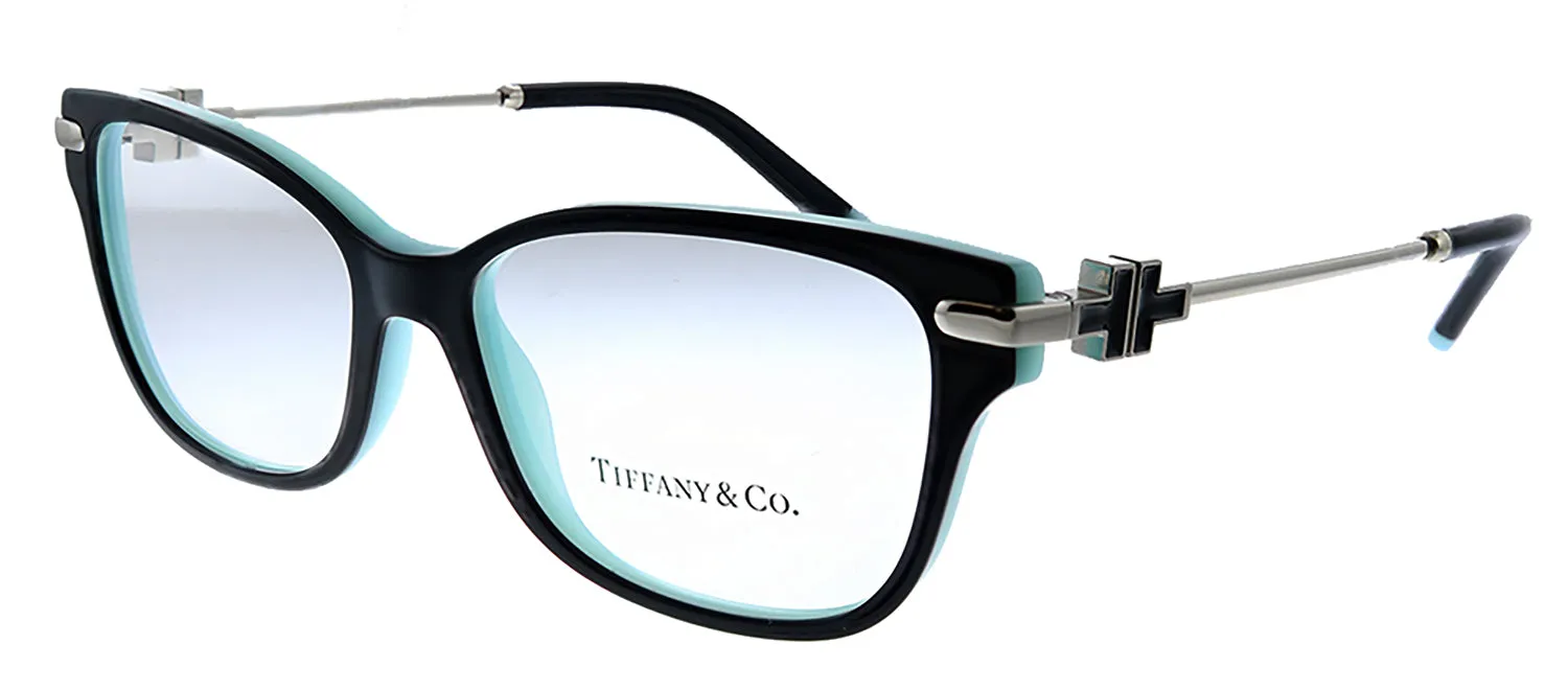 Tiffany & Co. TF 2207 8055 Rectangle Plastic Black Eyeglasses with Logo Stamped Demo Lenses sold by Gaffos product image thumbnail 2