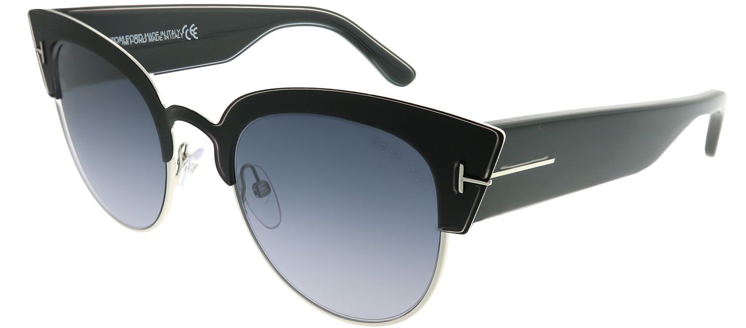 Tom Ford TF 607 05C Cat-Eye Metal Black Sunglasses with Grey Mirror Lens sold by Gaffos product image thumbnail 2