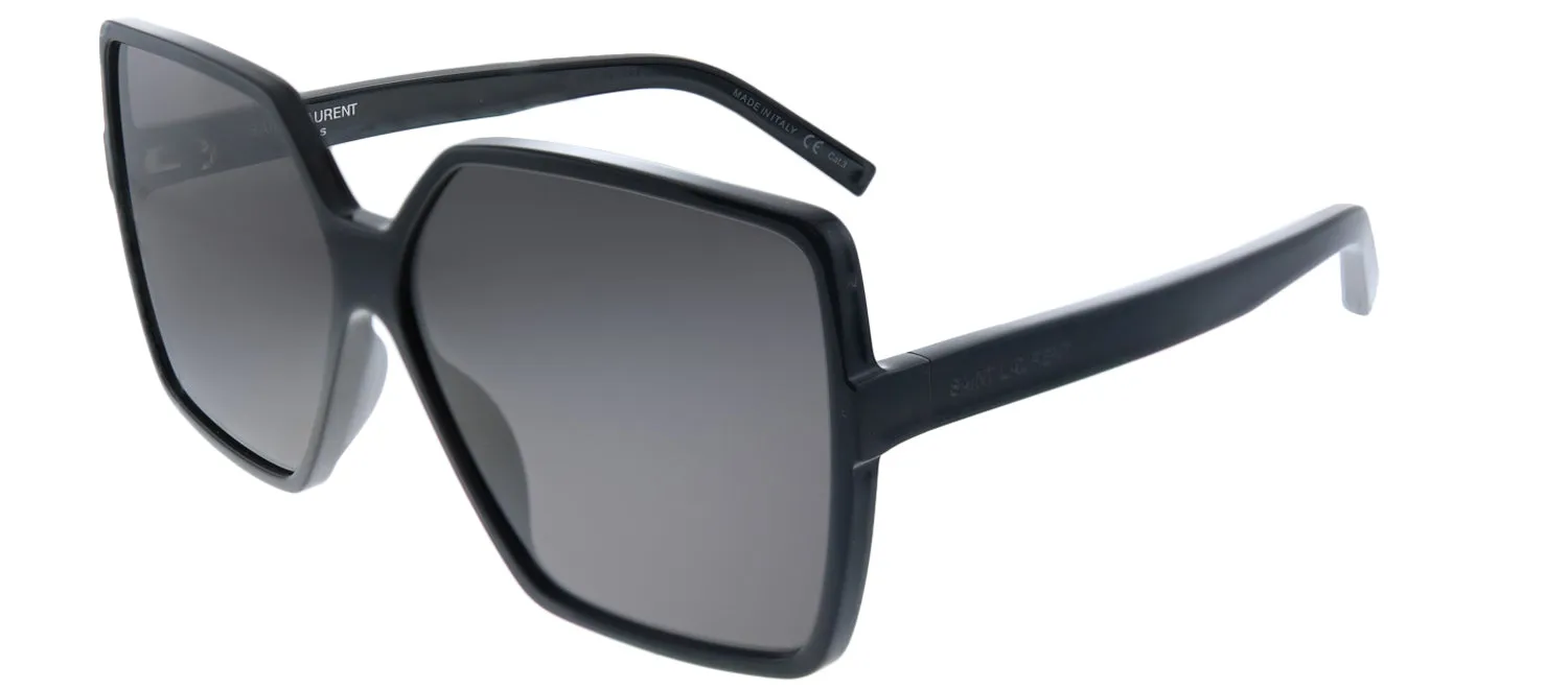 Saint Laurent Betty SL 232 001 Square Acetate Black Sunglasses with Grey Lens sold by Gaffos product image thumbnail 2