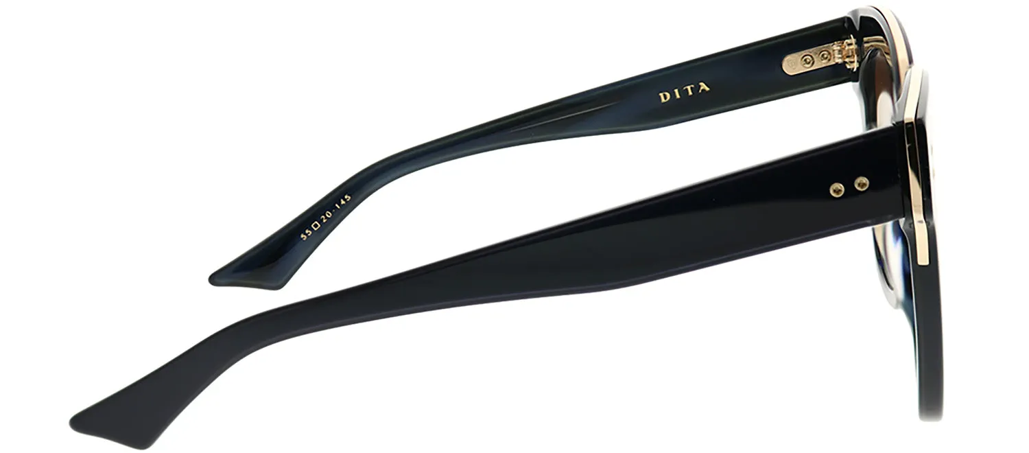Dita Day Tripper DT 22031-D-NVY-GLD Square Plastic Blue Sunglasses with Dark Brown Gradient AR Lens sold by Gaffos product image thumbnail 3