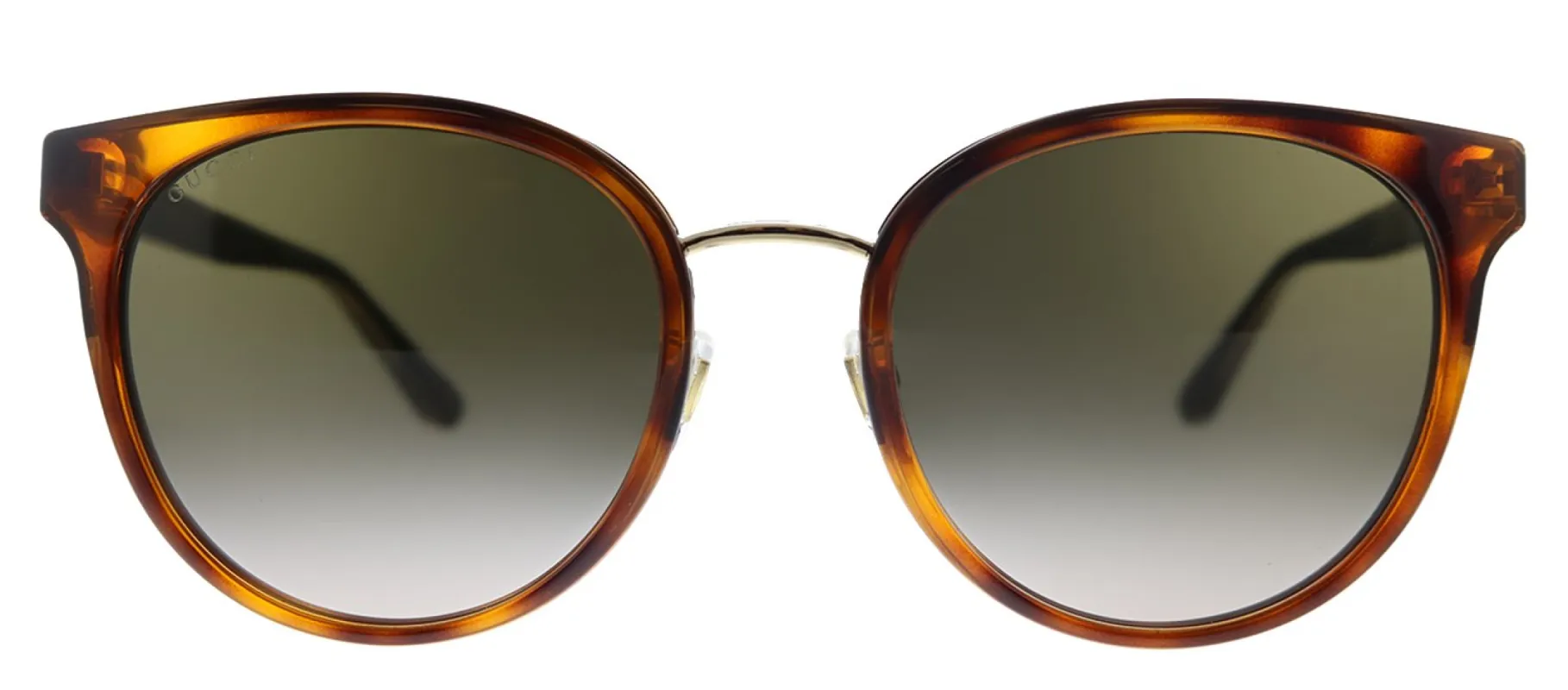Gucci GG 0850SK 004 Cat-Eye Acetate Havana Sunglasses with Brown Gradient Lens sold by Gaffos