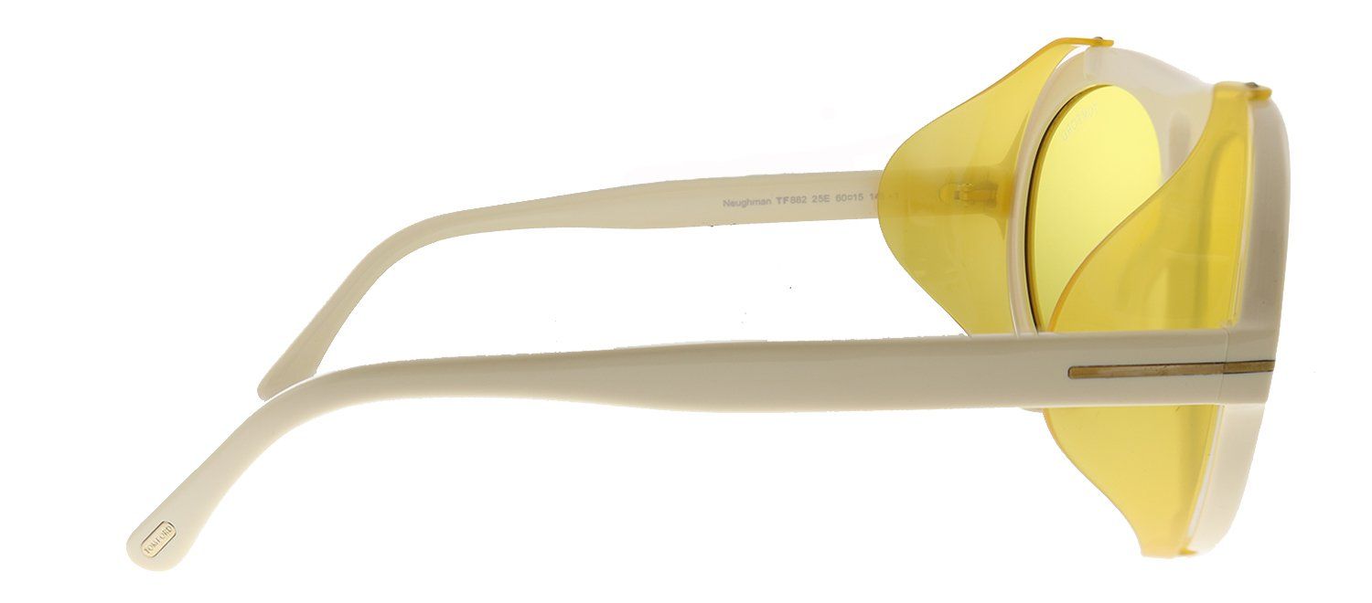Tom Ford Neughman TF 882 25E Aviator Plastic Ivory Sunglasses with Yellow Lens sold by Gaffos product image thumbnail 3