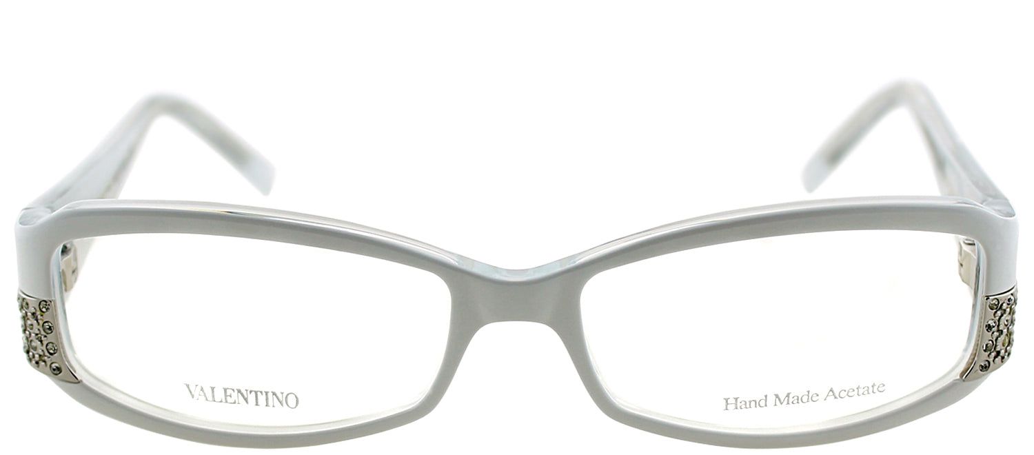 Valentino VL 5657 FGX Oval Plastic Ivory/ White Eyeglasses with Demo Lens sold by Gaffos