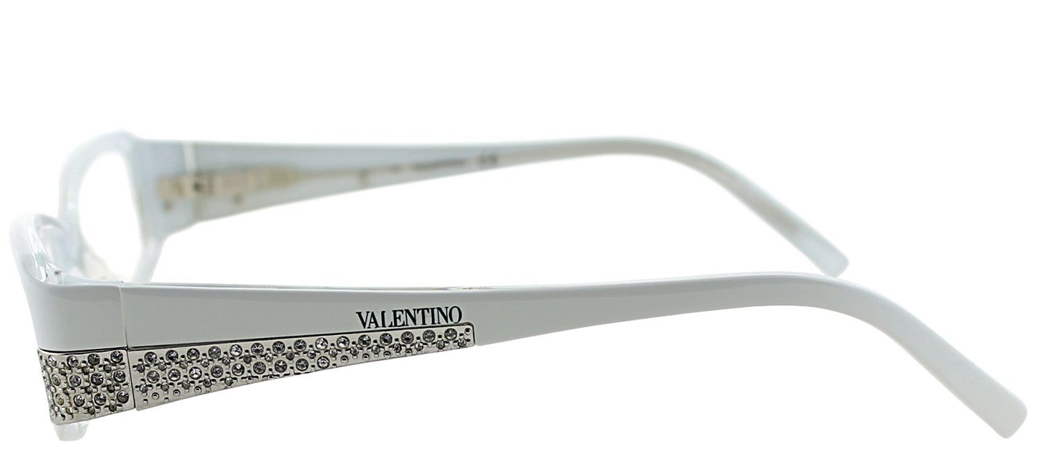 Valentino VL 5657 FGX Oval Plastic Ivory/ White Eyeglasses with Demo Lens sold by Gaffos product image thumbnail 3