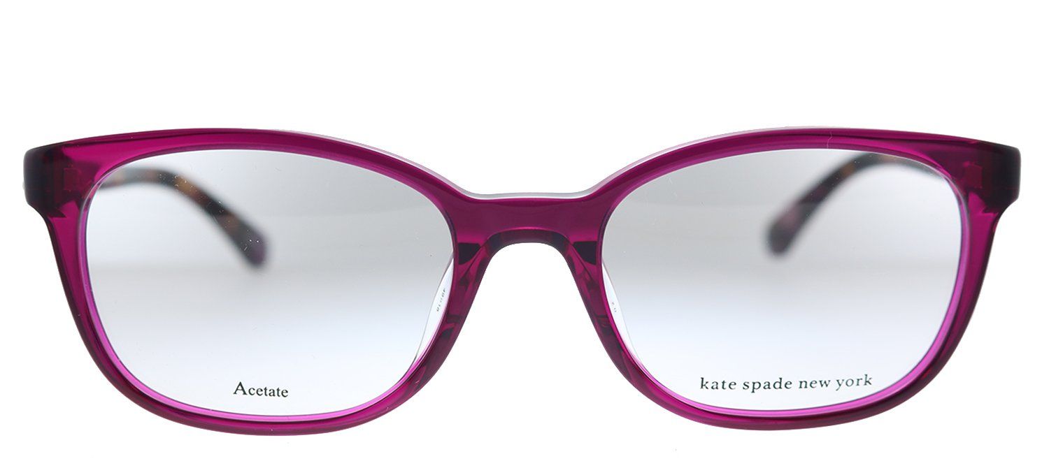Kate Spade KS Luella 35J Rectangle Plastic Pink Eyeglasses with Demo Lens sold by Gaffos