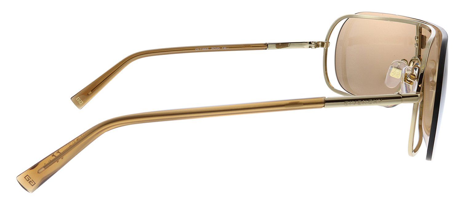 Givenchy GV 7168/S J5G Shield Metal Gold Sunglasses with Gold Mirror Lens sold by Gaffos product image thumbnail 3