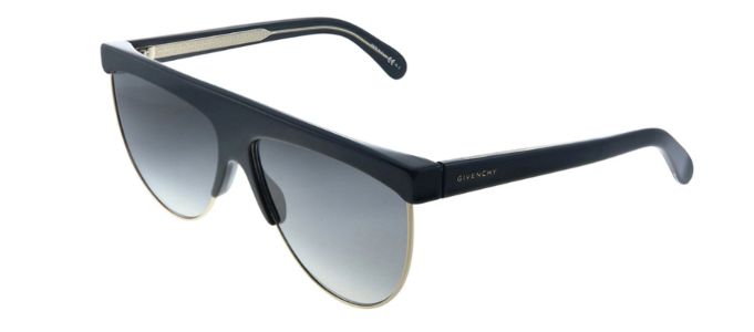 Givenchy GV 7118G J5G 9O Oval Metal Gold Sunglasses with Grey Gradient Lens sold by Gaffos