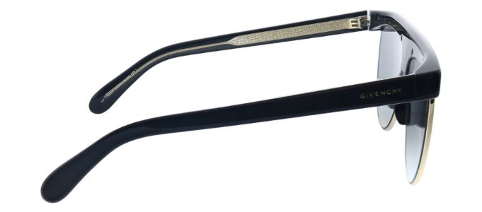 Givenchy GV 7118G J5G 9O Oval Metal Gold Sunglasses with Grey Gradient Lens sold by Gaffos