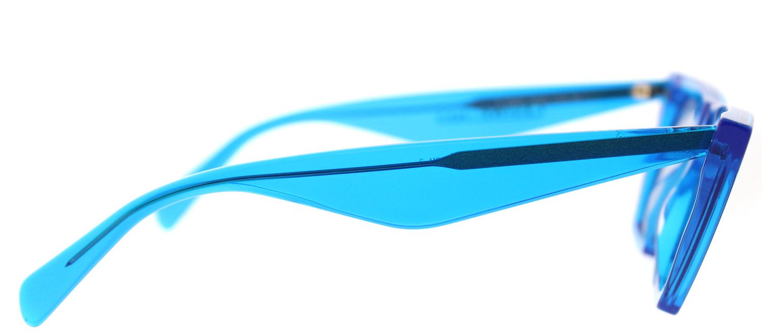Celine CL 41468 GEG Cat-Eye Plastic Blue Sunglasses with Blue Lens sold by Gaffos product image thumbnail 3