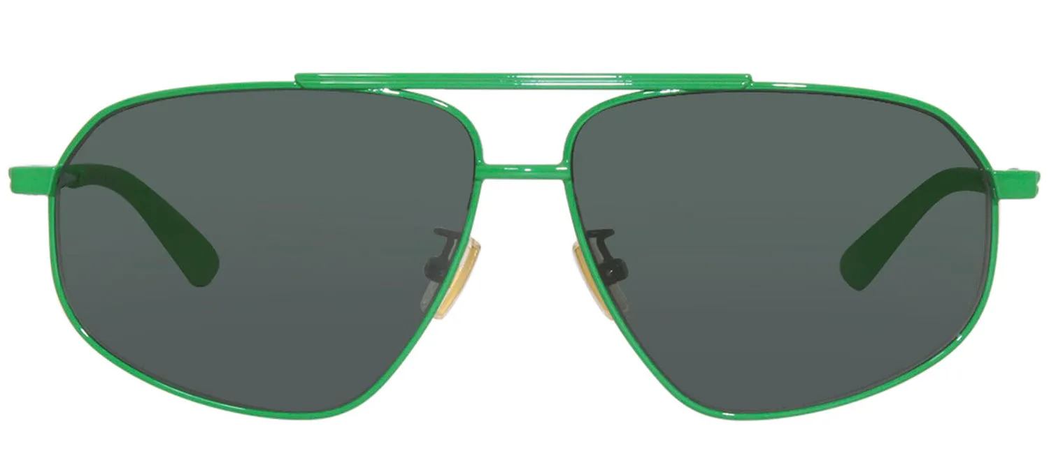 Bottega Veneta BV 1194S 004 Fashion Metal Green Sunglasses with Green Lens sold by Gaffos
