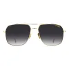Carrera CA 247/S 2F7_9O Rectangle Metal Gold Sunglasses with Grey Gradient Lens sold by Gaffos