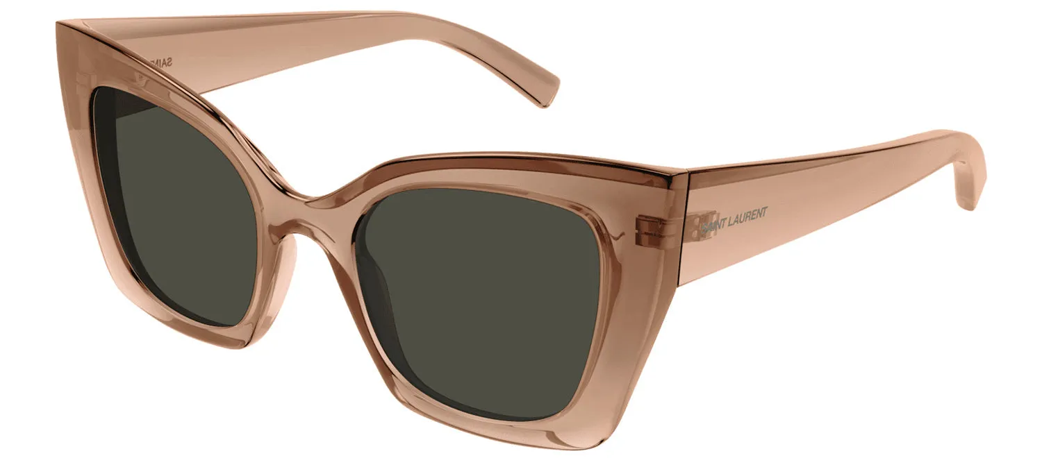 Saint Laurent SL 552S 006 Cat-Eye Plastic Nude Sunglasses with Grey Lens sold by Gaffos product image thumbnail 2