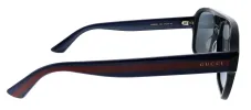 Gucci GG 0925S 001 Aviator Acetate Black Sunglasses with Grey Lens sold by Gaffos