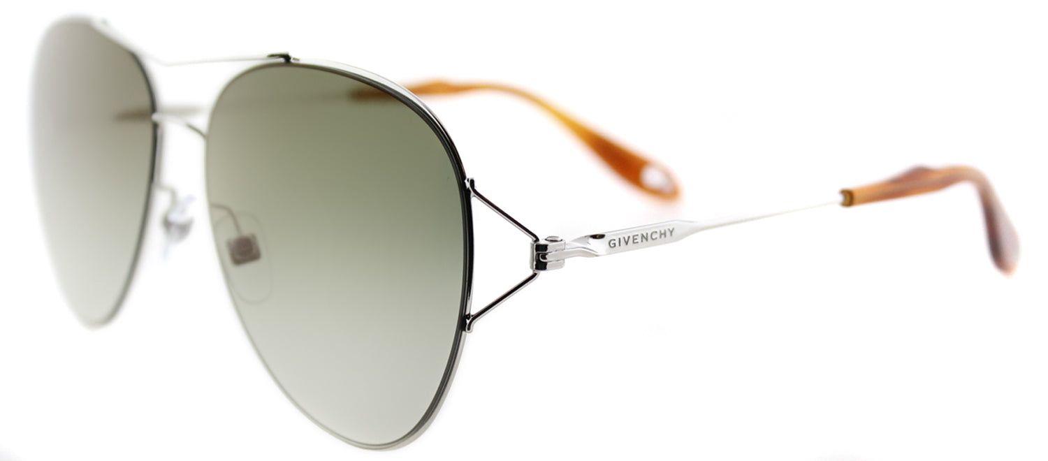 Givenchy GV 7005 010 Aviator Metal Ruthenium/ Gunmetal Sunglasses with Green Gradient Lens sold by Gaffos product image thumbnail 2