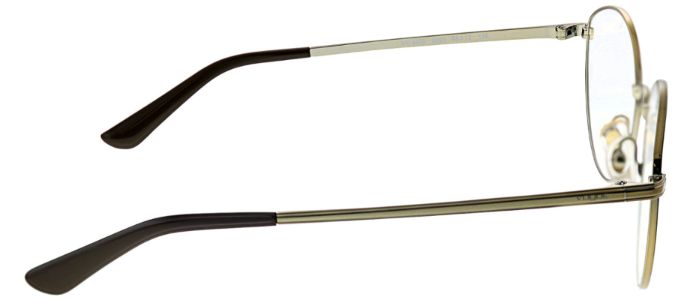 Vogue Eyewear VO 4025 5021 Oval Metal Brown Eyeglasses with Demo Lens sold by Gaffos