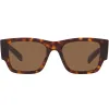 Prada PR 10ZS 2AU06B Pillow Plastic Tortoise Sunglasses with Brown Lens sold by Gaffos
