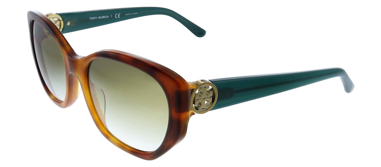 Tory Burch TY 7141 17938E Butterfly Plastic Havana Sunglasses with Grey Lens sold by Gaffos product image thumbnail 2
