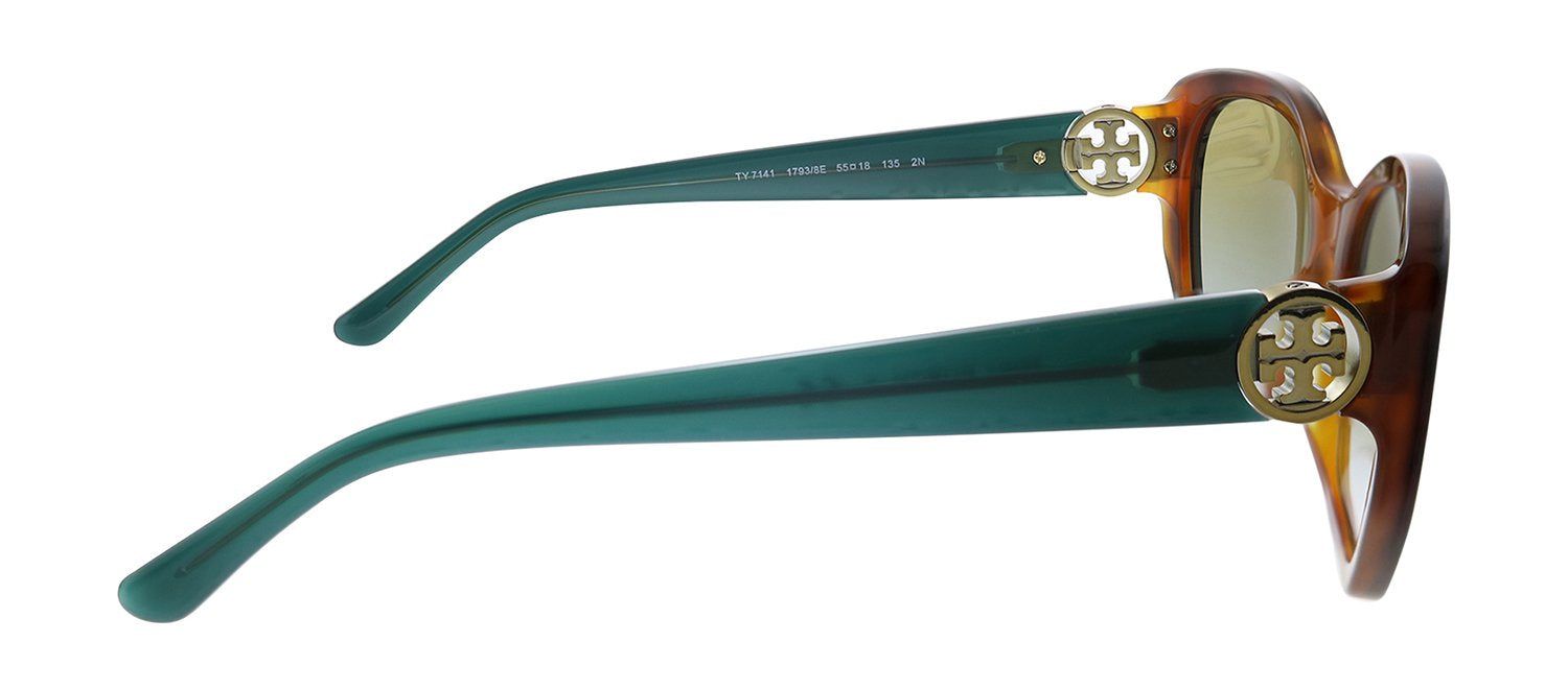 Tory Burch TY 7141 17938E Butterfly Plastic Havana Sunglasses with Grey Lens sold by Gaffos product image thumbnail 3