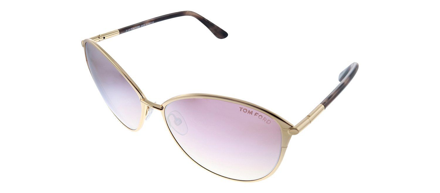 Tom Ford TF 320 28Z Penelope Cat-Eye Metal Rose Gold Sunglasses with Pink Gradient Lens sold by Gaffos product image thumbnail 2