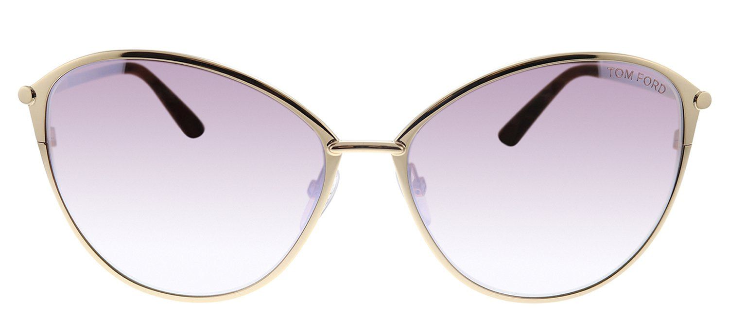 Tom Ford TF 320 28Z Penelope Cat-Eye Metal Rose Gold Sunglasses with Pink Gradient Lens sold by Gaffos