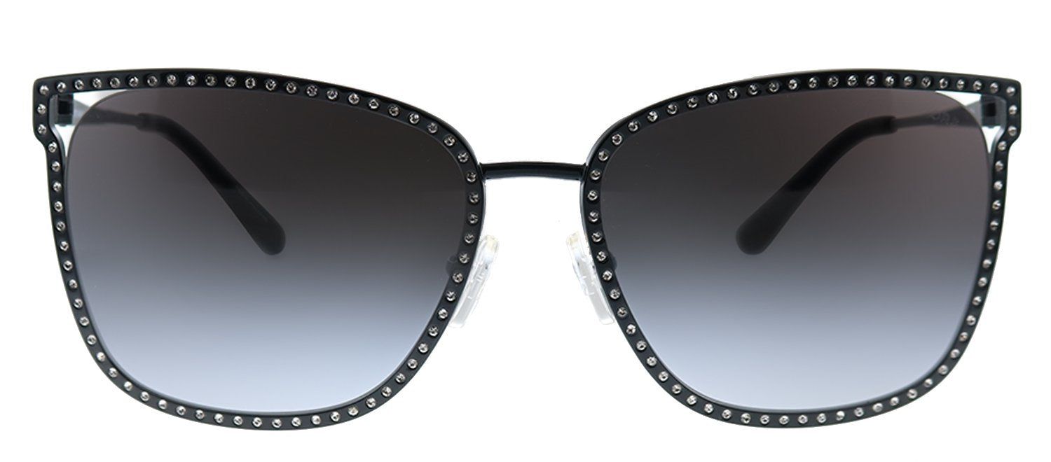 Michael Kors Stockholm MK 1098B 10058G Square Metal Black Sunglasses with Grey Gradient Lens sold by Gaffos