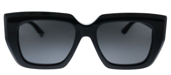 Bottega Veneta BV 1030S 001 Geometric Acetate Black Sunglasses with Grey Lens sold by Gaffos