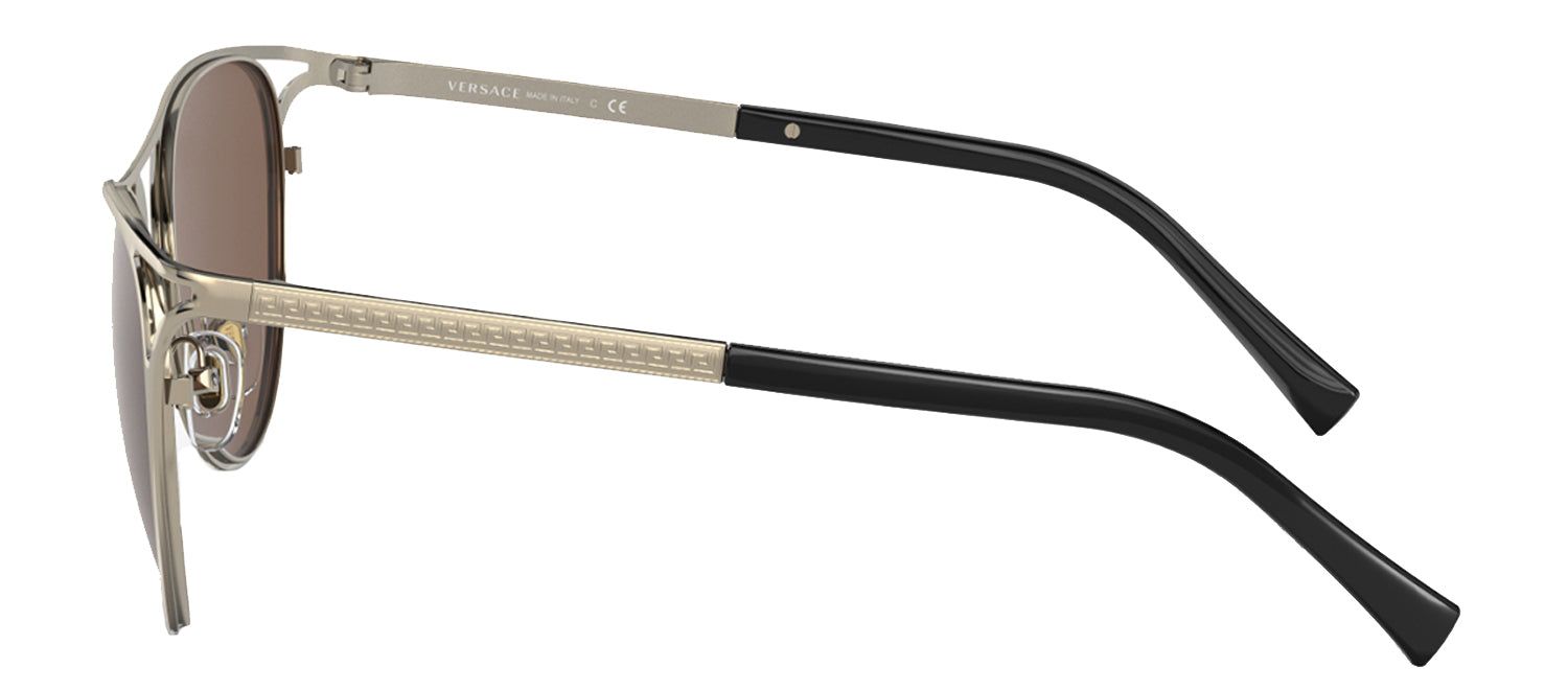 Versace VE 2237 125273 Cat-Eye Metal Gold Sunglasses with Brown Lens sold by Gaffos product image thumbnail 2