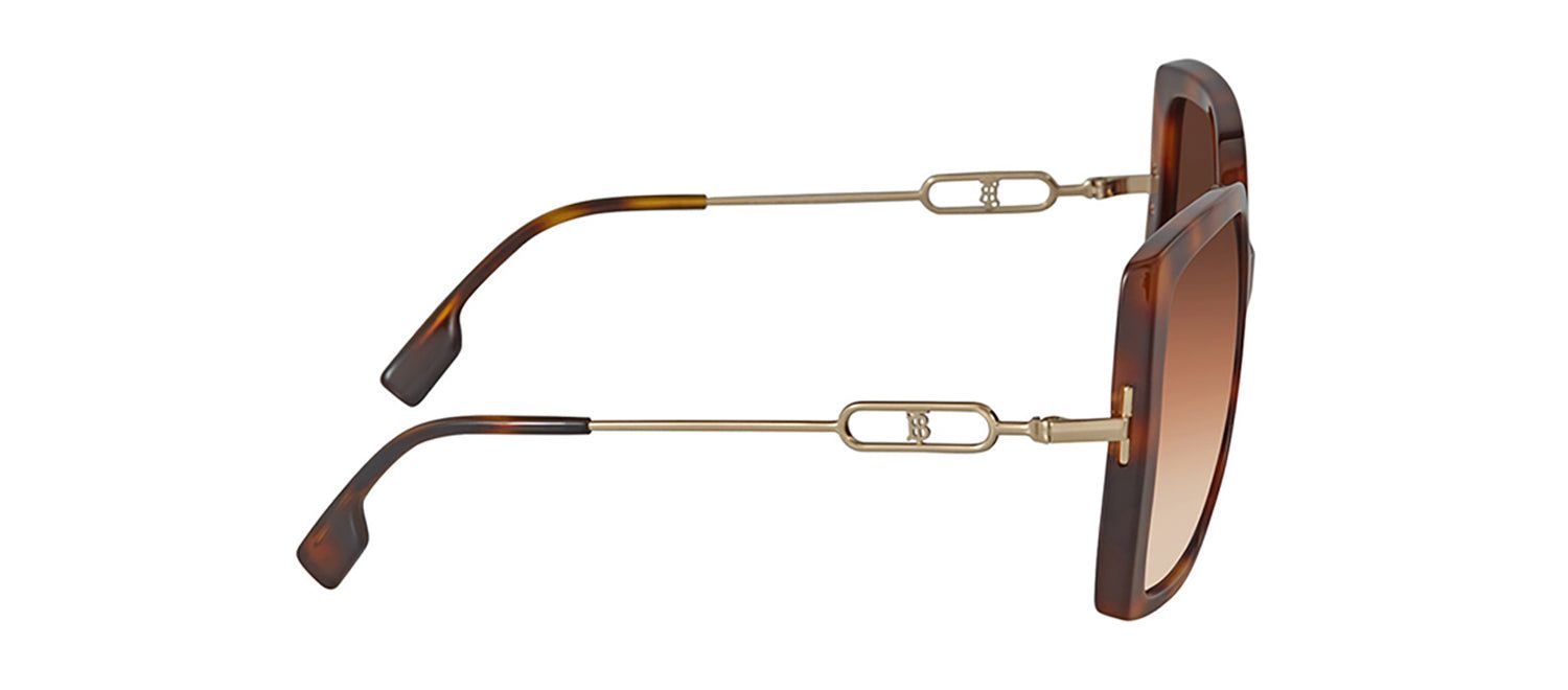 Burberry BE 4332 331613 Square Metal/Plastic Havana Sunglasses with Brown Gradient Lens sold by Gaffos product image thumbnail 3