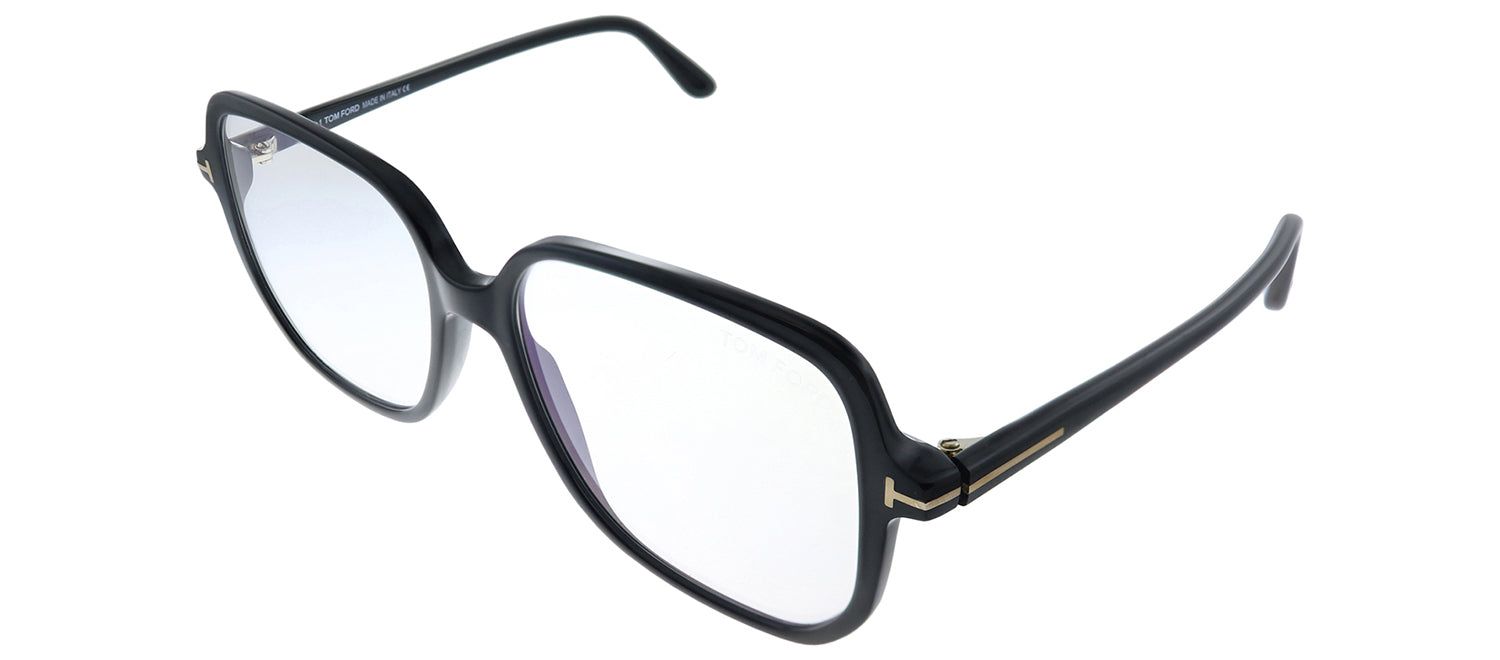 Tom Ford FT 5578-B 001 Black Square Plastic Eyeglasses with Demo Lens sold by Gaffos product image thumbnail 2
