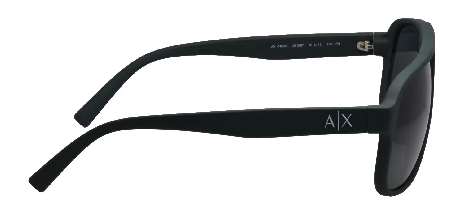 Armani Exchange AX 4104S 831087 Rectangle Plastic Green Sunglasses with Grey Lens sold by Gaffos product image thumbnail 5