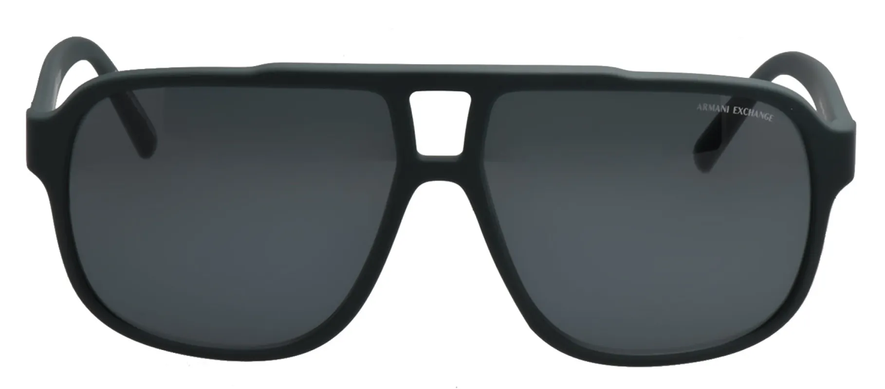 Armani Exchange AX 4104S 831087 Rectangle Plastic Green Sunglasses with Grey Lens sold by Gaffos
