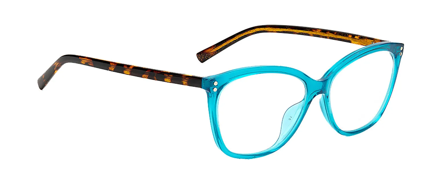 Kate Spade KS Milena ZI9 Cat-Eye Plastic Blue Readers with Clear Blue Block Lens sold by Gaffos product image thumbnail 3