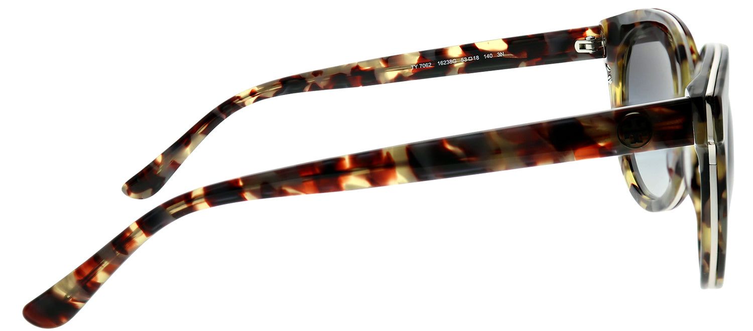 Tory Burch TY 7062 16238G Round Plastic Tortoise/ Havana Sunglasses with Grey Gradient Lens sold by Gaffos product image thumbnail 3