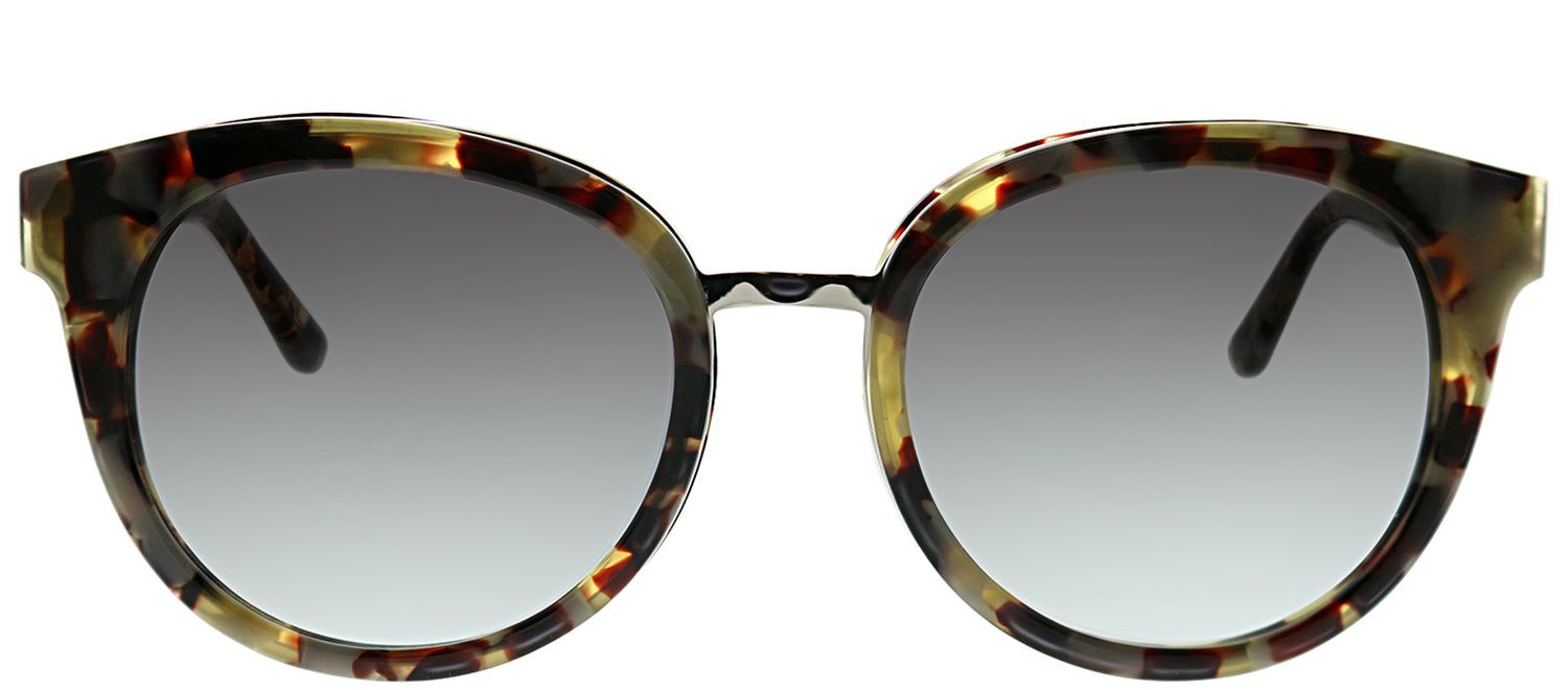Tory Burch TY 7062 16238G Round Plastic Tortoise/ Havana Sunglasses with Grey Gradient Lens sold by Gaffos