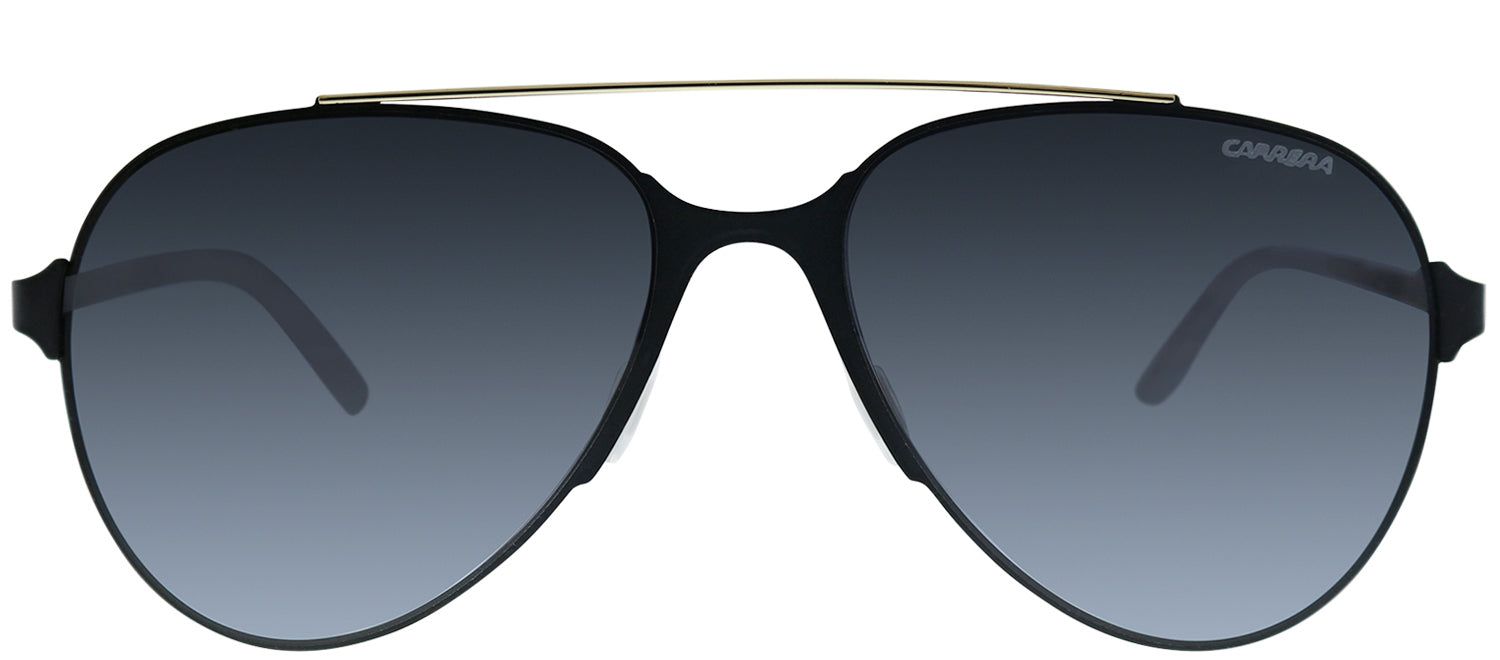 Carrera Carrera 113/S 1PW Aviator Metal Black Sunglasses with Grey Gradient Lens sold by Gaffos