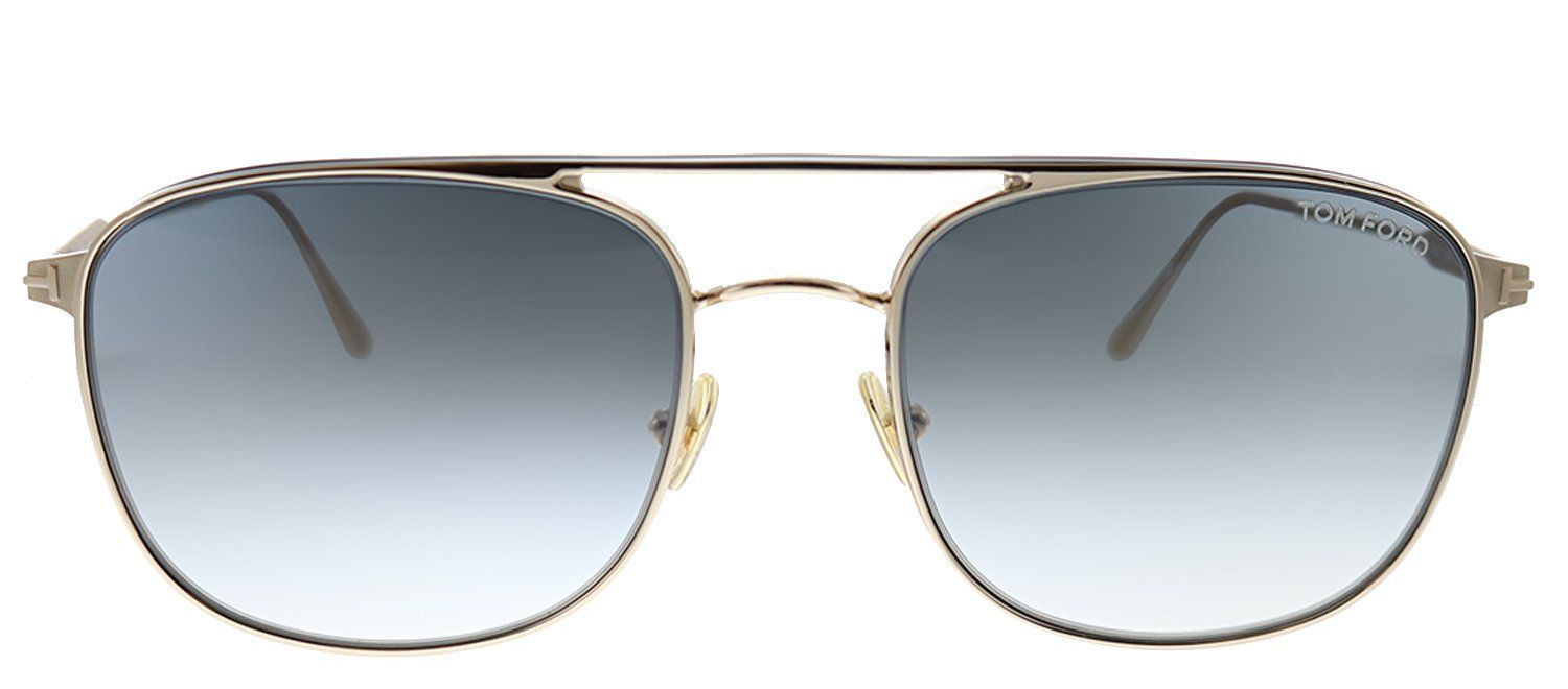 Tom Ford Jake TF 827 28B Aviator Metal Gold Sunglasses with Grey Gradient Lens sold by Gaffos