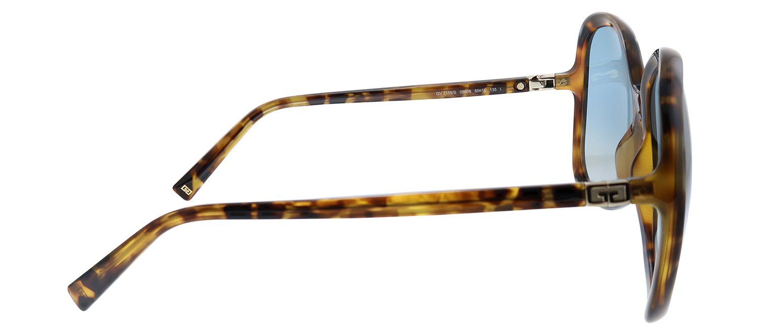 Givenchy GV 7159/S 086 Cat-Eye Plastic Havana Sunglasses with Blue Gradient Lens sold by Gaffos product image thumbnail 3