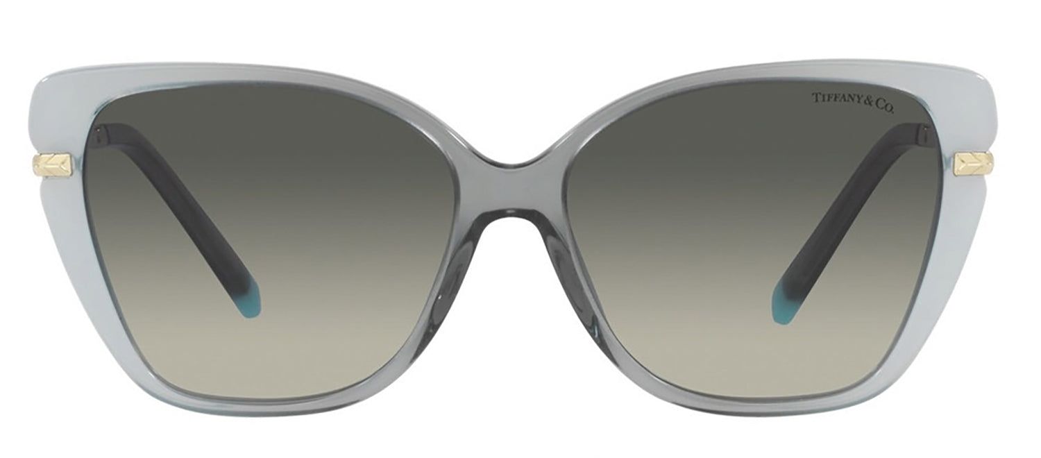 Tiffany & Co. TF 4190 834611 Cat Eye Metal Milky Green Sunglasses with Light Gray Gradient Lens sold by Gaffos product image thumbnail 2
