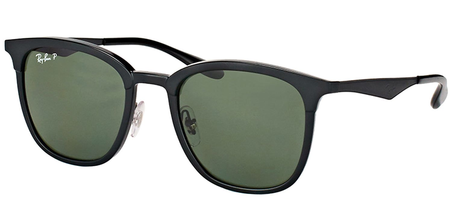 Ray-Ban RB 4278 62829A Square Plastic Black Sunglasses with Green Polarized Lens sold by Gaffos product image thumbnail 2