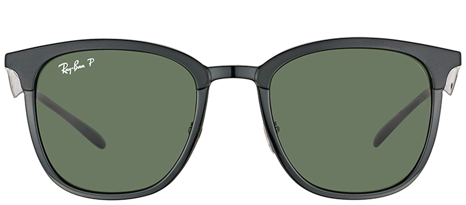 Ray-Ban RB 4278 62829A Square Plastic Black Sunglasses with Green Polarized Lens sold by Gaffos