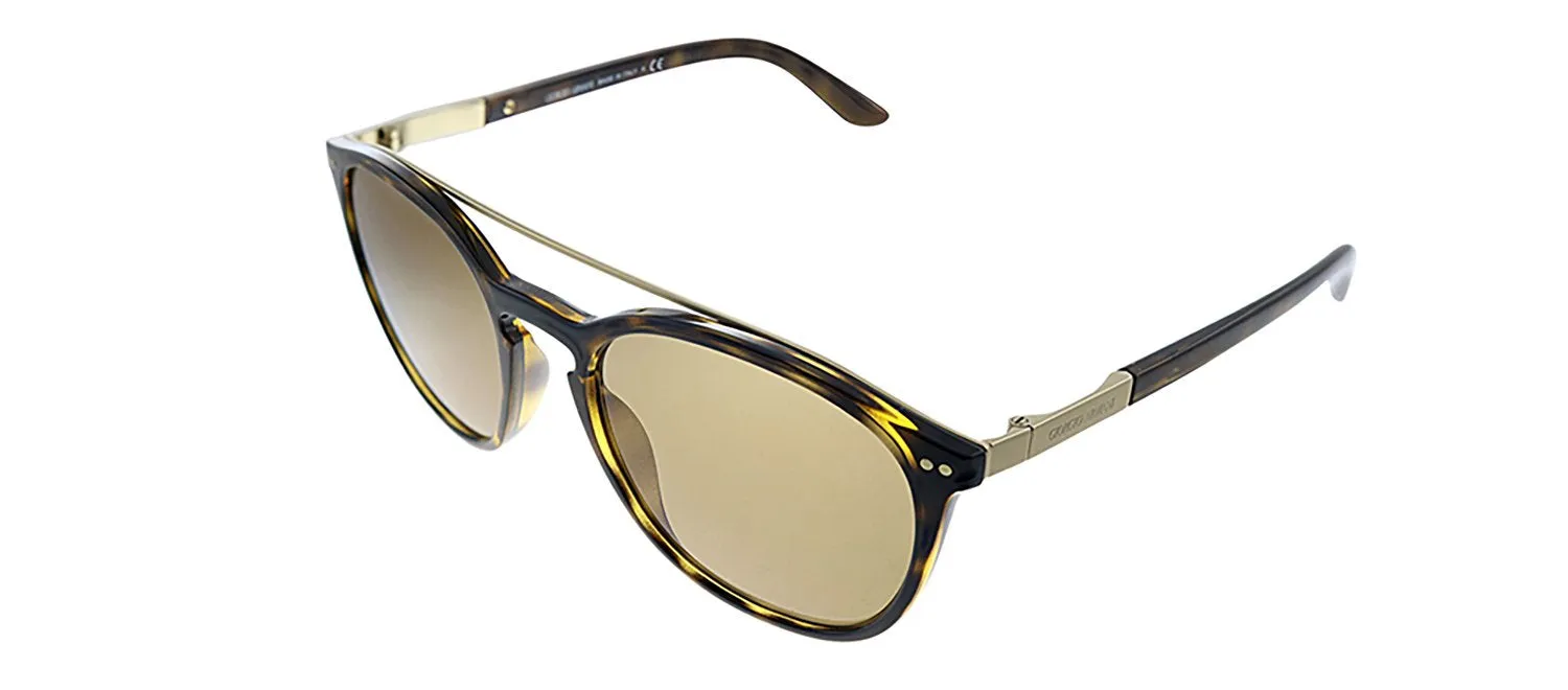 Giorgio Armani AR 8088 502673 Oval Plastic Havana Sunglasses with Brown Lens sold by Gaffos product image thumbnail 2