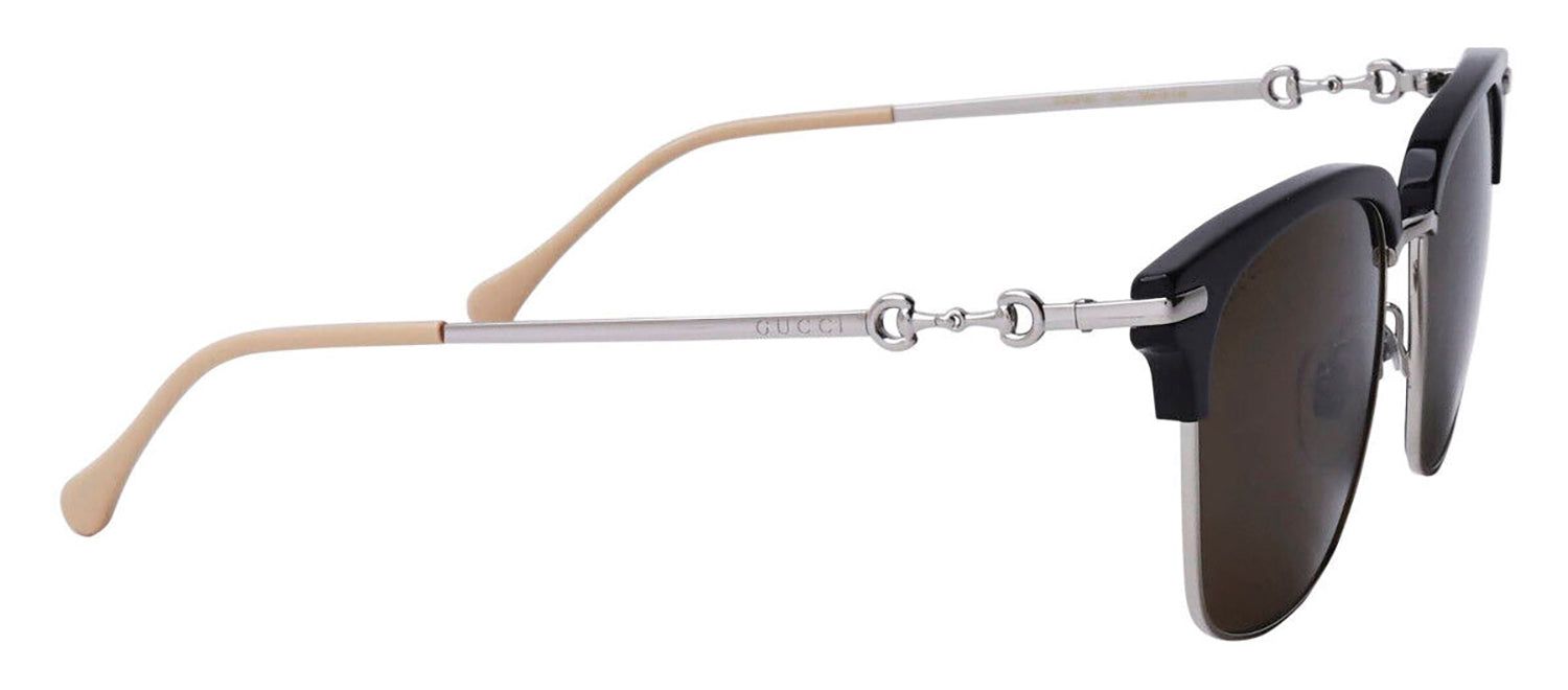 Gucci GG 0918S Rectangle Acetate Black Sunglasses with Brown Lens sold by Gaffos product image thumbnail 2