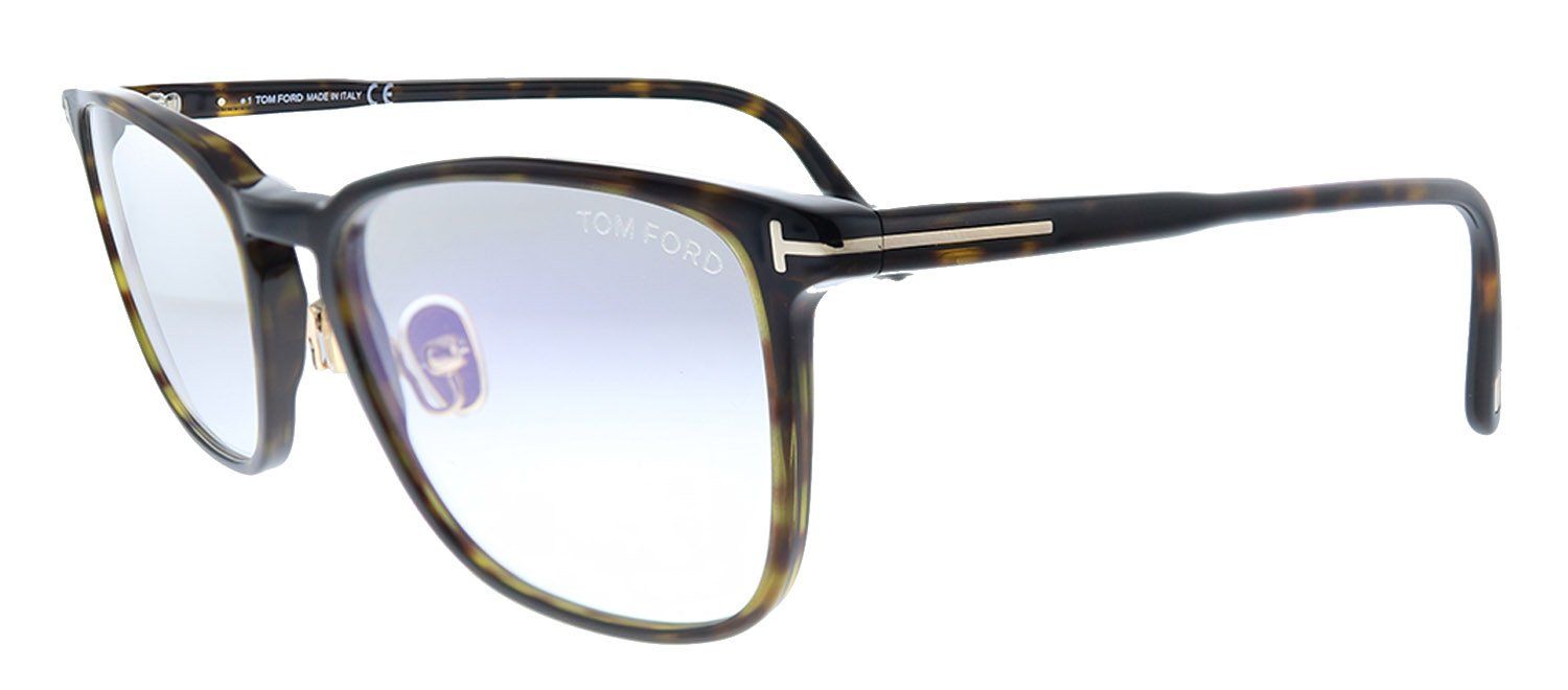 Tom Ford FT 5699-B 052 Square Plastic Dark Havana Eyeglasses with Demo Lens sold by Gaffos product image thumbnail 2