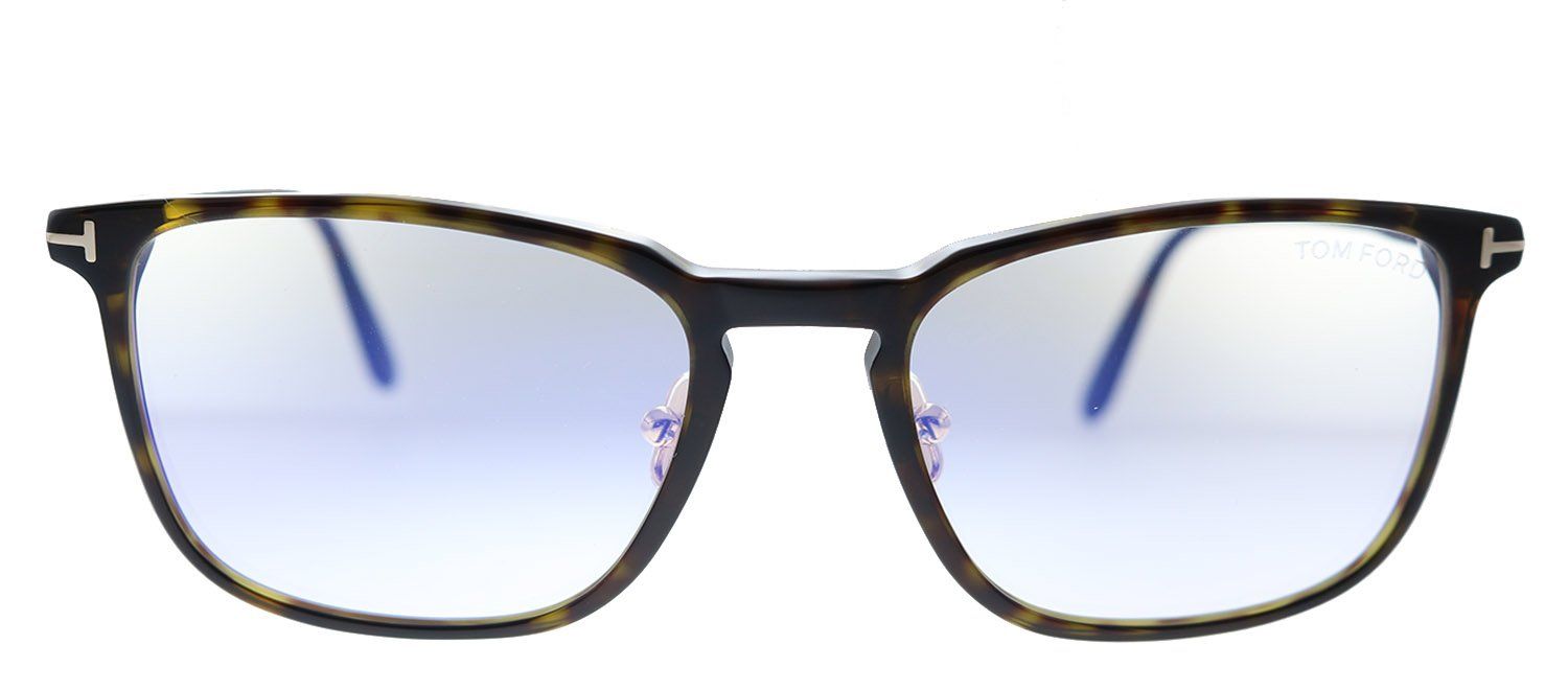 Tom Ford FT 5699-B 052 Square Plastic Dark Havana Eyeglasses with Demo Lens sold by Gaffos
