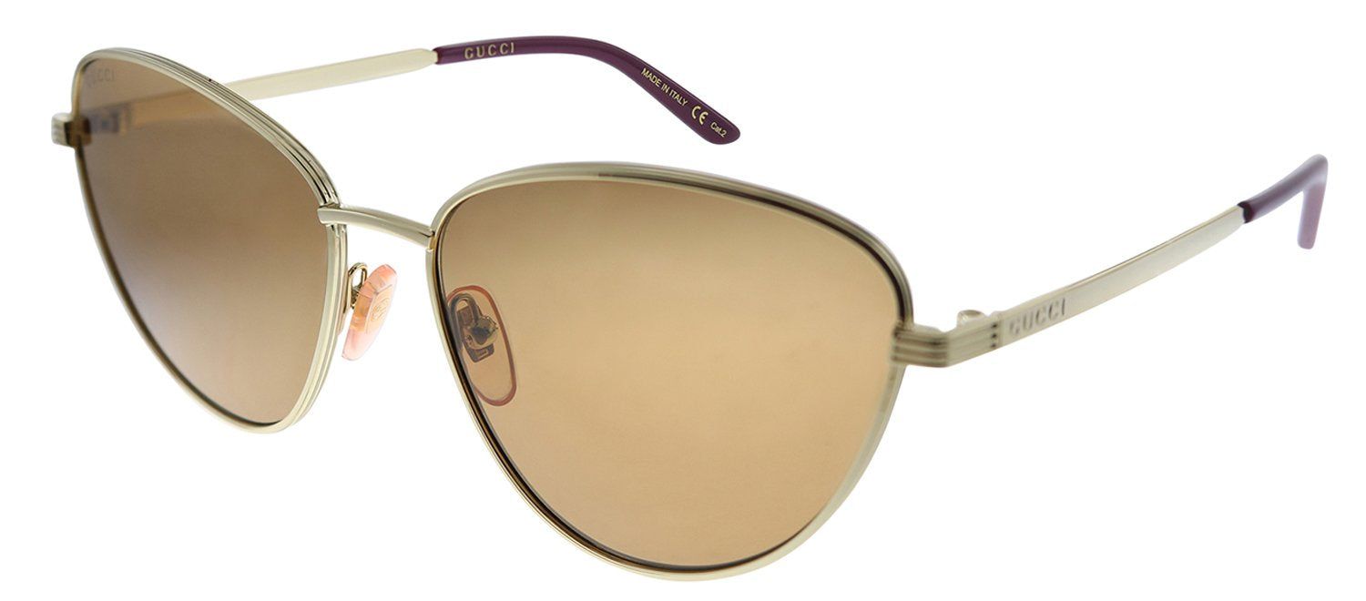 Gucci GG 0803S 002 Cat-Eye Metal Gold Sunglasses with Brown Polarized Lens sold by Gaffos product image thumbnail 2
